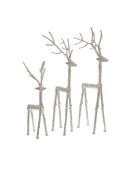 Buy Hill Interiors 22230 Silver Standing Stag  Ornament online in UK with fast delivery from FastDaddy UK, your furniture exper