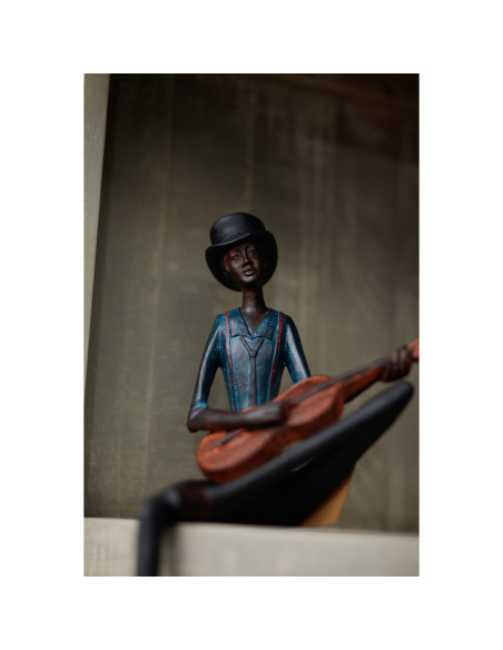 Affordable industrial style furniture Hill Interiors Sitting Jazz Band Strings 0262 for modern home decor, free shipping option