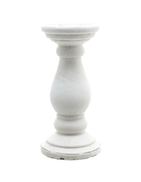 Hill Interiors Small Matt White Ceramic Candle Holder 22259 - Authentic Hill Interiors furniture directly from FastDaddy UK. Ex