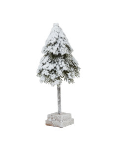Hill Interiors Small Snowy Cedar Tree On Wood Block 23563 - Authentic Hill Interiors furniture directly from FastDaddy UK. Excl