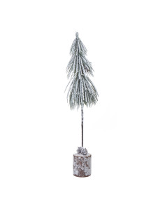 Hill Interiors Small Snowy Tree In Wood Log 23581 - Authentic Hill Interiors furniture directly from FastDaddy UK. Exclusive co