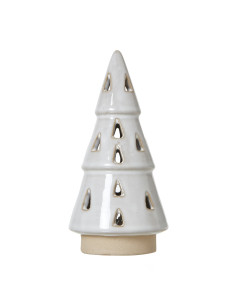 Hill Interiors Small White Ceramic Cut-Out Tree With LED Lights 23231 - Authentic Hill Interiors furniture directly from FastDa