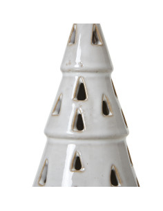 Hill Interiors Small White Ceramic Cut-Out Tree With LED Lights 23231 - Authentic Hill Interiors furniture directly from FastDa 2