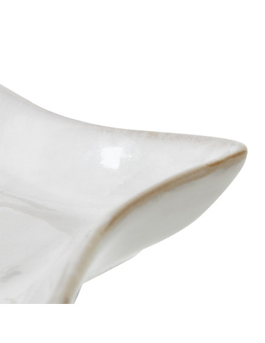 Affordable industrial style furniture Hill Interiors Small White Ceramic Star Dish 23220 for modern home decor, free shipping o