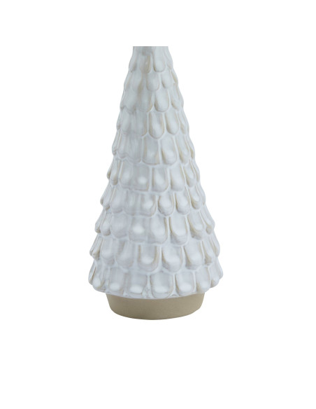 Affordable industrial style furniture Hill Interiors Snowy Ceramic Spruce Tree 23124 for modern home decor, free shipping optio