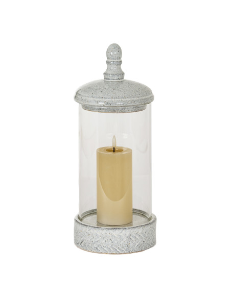 Buy Hill Interiors 24478 Sona Medium Hurricane Lantern With Lid online in UK with fast delivery from FastDaddy UK, your furnitu