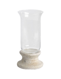 Hill Interiors Stone Based Hurricane Lantern 9018 - Authentic Hill Interiors furniture directly from FastDaddy UK. Exclusive co