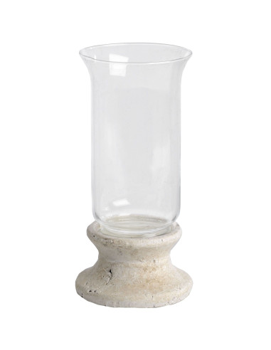 Hill Interiors Stone Based Hurricane Lantern 9018 - Authentic Hill Interiors furniture directly from FastDaddy UK. Exclusive co