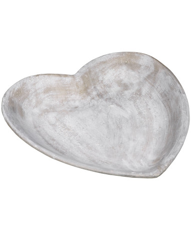Hill Interiors Stone Heart Dish 14723 - Authentic Hill Interiors furniture directly from FastDaddy UK. Exclusive collection onl