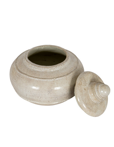 Affordable industrial style furniture Hill Interiors Tarn Collection Large Pot With Lid 24598 for modern home decor, free shipp