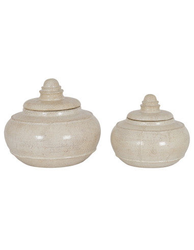 Full dimensions and specifications of Hill Interiors Tarn Collection Medium Pot With Lid 24599: Height 12.00cm, Width 20.00cm,