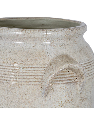 Affordable industrial style furniture Hill Interiors Tarn Collection Small Pot With Handles 24623 for modern home decor, free s