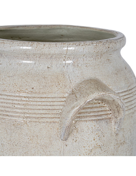 Affordable industrial style furniture Hill Interiors Tarn Collection Small Pot With Handles 24623 for modern home decor, free s