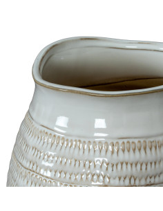 Hill Interiors Tava Wide Hewn Vase 24471 - Authentic Hill Interiors furniture directly from FastDaddy UK. Exclusive collection 2