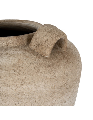 Affordable industrial style furniture Hill Interiors Terra Large Urn Vase With Handles 24619 for modern home decor, free shippi