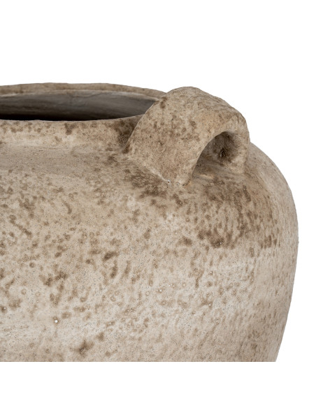 Affordable industrial style furniture Hill Interiors Terra Medium Urn Vase With Handles 24620 for modern home decor, free shipp