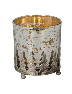 Hill Interiors The Lustre Collection Christmas Large Candle Holder 21924 - Authentic Hill Interiors furniture directly from Fas