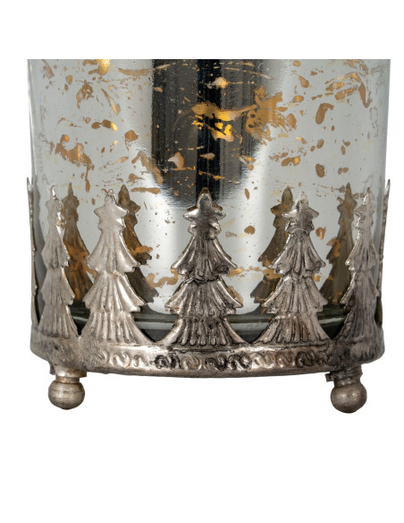 Affordable industrial style furniture Hill Interiors The Lustre Collection Christmas Large Candle Holder 21924 for modern home