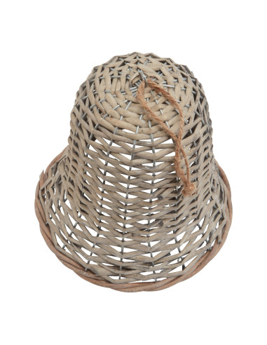 Affordable industrial style furniture Hill Interiors The Noel Collection Extra Large Wicker Bell Decoration 23279 for modern ho