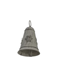 Hill Interiors Rustic Metal Hanging Bell With Snowflake 24095