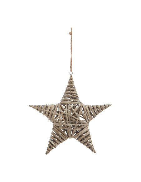 Hill Interiors The Noel Collection Large Wicker Star Decoration 23282 - Authentic Hill Interiors furniture directly from FastDa