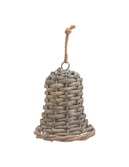 Hill Interiors The Noel Collection Small Wicker Bell Decoration 23276 - Authentic Hill Interiors furniture directly from FastDa