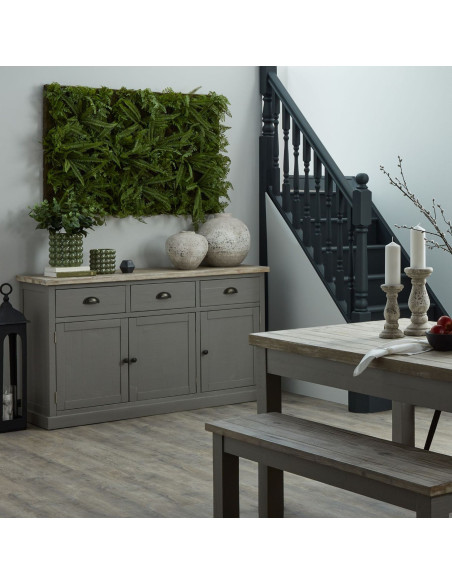 Affordable industrial style furniture Hill Interiors Tiber Large Stone Ceramic Vase 22246 for modern home decor, free shipping