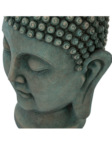 Affordable industrial style furniture Hill Interiors Verdan Buddha Head 24522 for modern home decor, free shipping options and