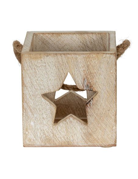Buy Hill Interiors 21843 Washed Wood Star Tealight Candle Holder online in UK with fast delivery from FastDaddy UK, your furnit