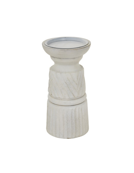 Hill Interiors White Carved Candle Holder 24208 - Authentic Hill Interiors furniture directly from FastDaddy UK. Exclusive coll