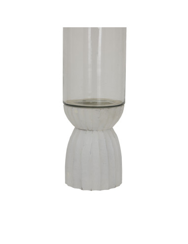 Buy Hill Interiors 24206 White Carved Hurricane Lantern online in UK with fast delivery from FastDaddy UK, your furniture exper
