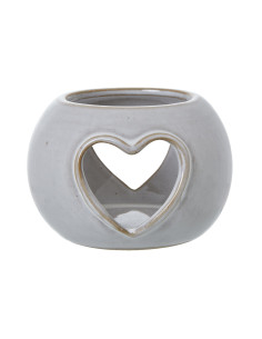 Hill Interiors White Ceramic Heart Cut-Out Round Tealight Holder 23197 - Authentic Hill Interiors furniture directly from FastD