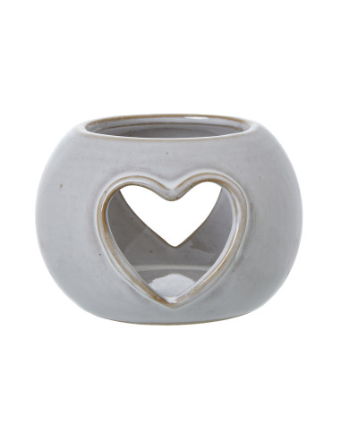 Hill Interiors White Ceramic Heart Cut-Out Round Tealight Holder 23197 - Authentic Hill Interiors furniture directly from FastD