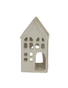 Hill Interiors White Ceramic House Tea Light Holder 24245 - Authentic Hill Interiors furniture directly from FastDaddy UK. Excl