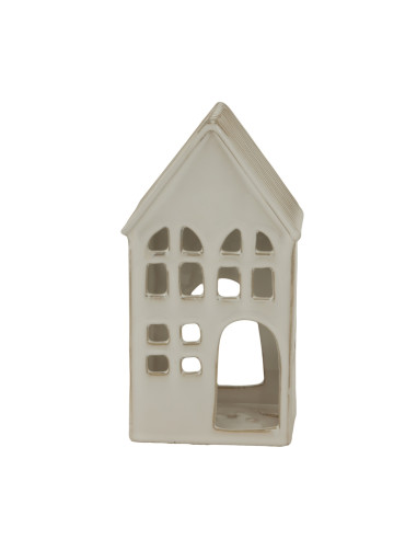 Hill Interiors White Ceramic House Tea Light Holder 24245 - Authentic Hill Interiors furniture directly from FastDaddy UK. Excl