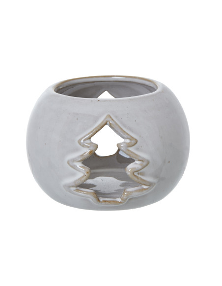 Hill Interiors White Ceramic Tree Cut-Out Round Tealight Holder 23198 - Authentic Hill Interiors furniture directly from FastDa