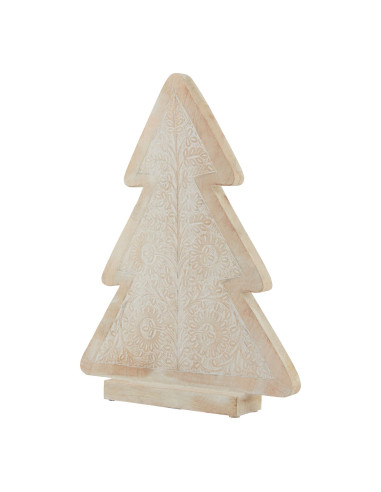Hill Interiors White Wash Collection Wooden Large Patterned Decorative Tree 23456 - Authentic Hill Interiors furniture directly