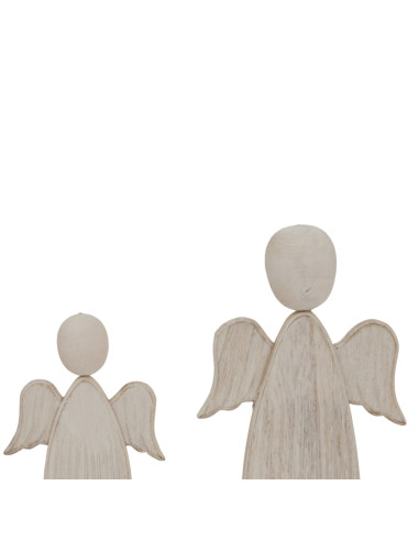 Affordable industrial style furniture Hill Interiors Whitewashed Rustic Angel 24031 for modern home decor, free shipping option