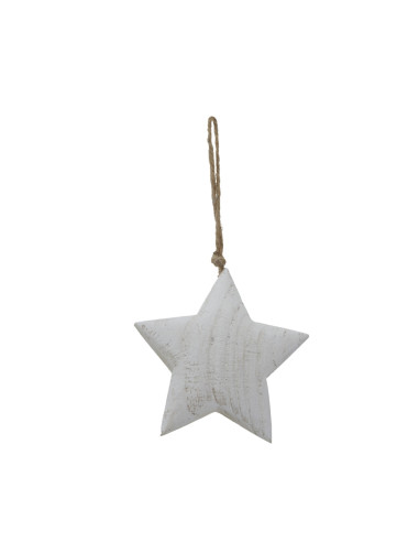 Hill Interiors Whitewashed Rustic Hanging Star 24041 - Authentic Hill Interiors furniture directly from FastDaddy UK. Exclusive
