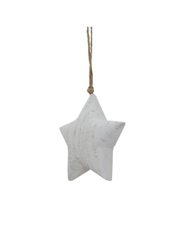 Buy Hill Interiors 24041 Whitewashed Rustic Hanging Star online in UK with fast delivery from FastDaddy UK, your furniture expe