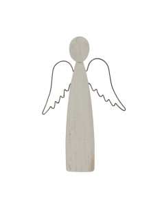Hill Interiors Whitewashed Rustic Standing Angel 24049 - Authentic Hill Interiors furniture directly from FastDaddy UK. Exclusi