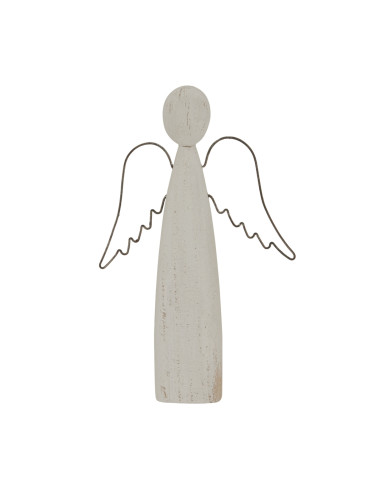 Hill Interiors Whitewashed Rustic Standing Angel 24049 - Authentic Hill Interiors furniture directly from FastDaddy UK. Exclusi