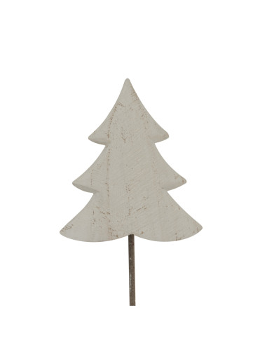 Affordable industrial style furniture Hill Interiors Whitewashed Rustic Tree On Stand 24037 for modern home decor, free shippin