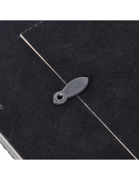 High-quality metal and wood construction of Hill Interiors SKU 23693 Woven Photo Frame 5X7, detailed view for UK customers.