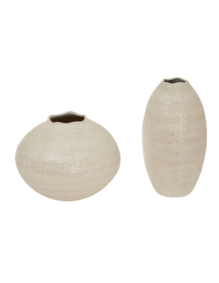 High-quality metal and wood construction of Hill Interiors SKU 23961 Zaffera Caldron Vase, detailed view for UK customers.