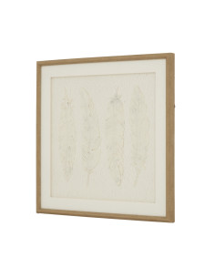 Hill Interiors Alta White Feathers Art Mounted In Beaded Frame 23800 - Authentic Hill Interiors furniture directly from FastDad 2
