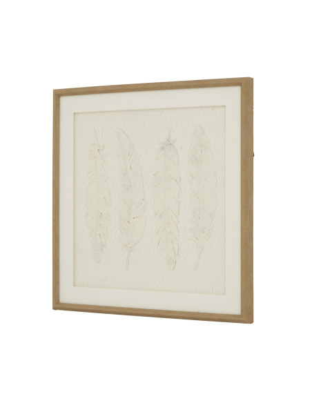 Buy Hill Interiors 23800 Alta White Feathers Art Mounted In Beaded Frame online in UK with fast delivery from FastDaddy UK, you