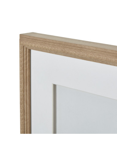 High-quality metal and wood construction of Hill Interiors SKU 23802 Atol Coral Art Mounted In Beaded Frame, detailed view for