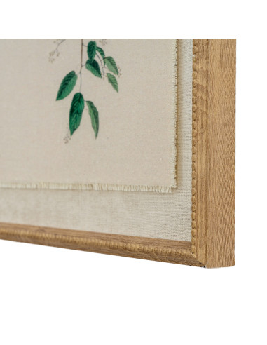 Buy Hill Interiors 24197 Flora & Fauna Collection Chickadees On Linen In Beaded Frame online in UK with fast delivery from Fast