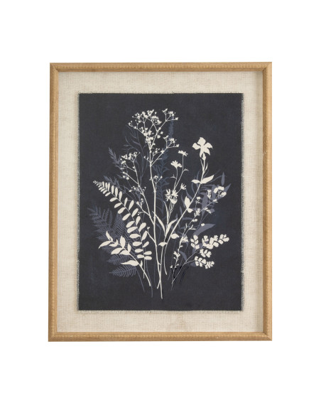 Hill Interiors Flora & Fauna Collection Grove On Linen In Beaded Frame 24205 - Authentic Hill Interiors furniture directly from
